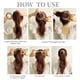 thumbnail image 2 of 4 pinzas mágicas para el pelo con forma de nido de pájaro, accesorios expandibles para hacer moños de pelo para mujeres, pinzas para el pelo para cabello fino, grueso y rizado, pasadores de plástico p, 2 of 5