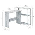 thumbnail image 2 of Synthetic Wood L-shaped Desk / Compact yet Functional Solution, 2 of 4