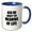 Blue/White, variant on 3drose, Ask Me About the Meaning of Life - Fun Invitation for Deep Conversation - Humor Humorous Funny, 15oz Mug