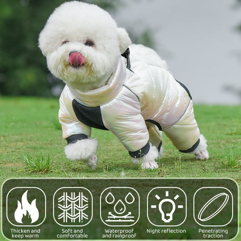Winter Small Dog Coats,Waterproof Jackets with Harness & D Winter Small Dog Coats,Waterproof Jackets with Harness & D