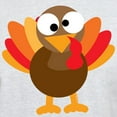 thumbnail image 3 of CafePress - Funny Thanksgiving Turkey Dark T Shirt - Light T-Shirt - CP, 3 of 4