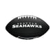 thumbnail image 3 of Balón de Fútbol Americano Wilson Logotipo Seattle Seahawks Negro tamaño Mini, 3 of 3