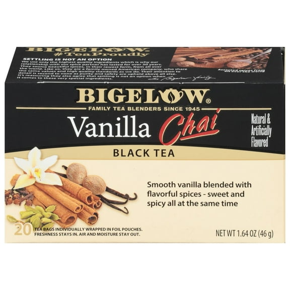 Bigelow Vanilla Chai Black Tea Bags - 20ct - Pack of 2