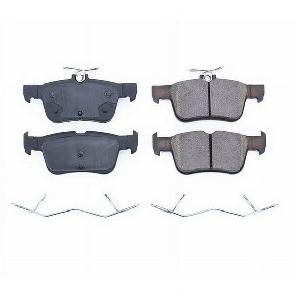 PowerStop 17-1665 Disc Brake Pad Set Ford, Lincoln (AWD) Disc Brake Pad Set - Rear