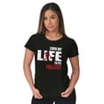 thumbnail image 3 of Living Life Its Fullest Basketball Womens Slim Fit Graphic Tee Brisco Brands S, 3 of 5