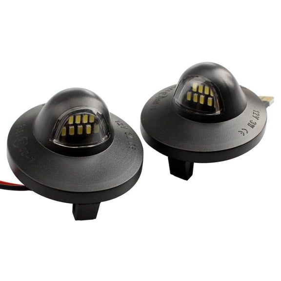 2Pcs LED License Number Plate Light Taillight for F150 F250 F350 12V 6500k