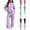 Purple_01, variant on YUNLIUU Girls Sweatsuit Fall Winter Kid Zip Up Hoodie And Cargo Sweatpants Set,120=5-6Years,Black_01