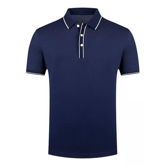 Playera Tipo Polo Manga Corta Casual Elástica Para Hombre