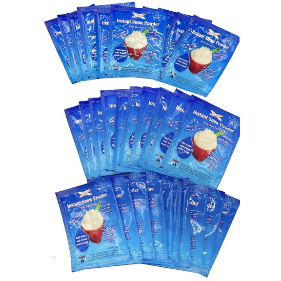 Instant Snow Powder Bring Winter Fun Anywhere You Want 30 Packs