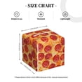thumbnail image 3 of Picia Pizza Pattern Tissue Box Cover,PVC Leather Square Holder,Tissue Box Holder with Magnetic Bottom,Facial Paper Organizer Dispenser-5.2"X5.2"X5.2", 3 of 8