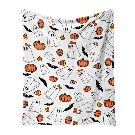 MOQIN Halloween Decor Fall Halloween Blanket Halloween Throw Blankets and Throws Fall Pumpkin Throw Blanket Super Soft Cozy and Plush for Couch and Chair(78" x 90")