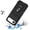 Black, variant on For Apple iPhone 17 Air (6.6") Phone Case, Hybrid Ring Shockproof with 360° Rotate Ring Kickstand, Camera Lens Protection, Soft Edge Bumper Cover for Iphone 17 Air - Red