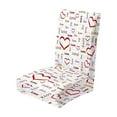 thumbnail image 2 of Valentine's Day Dining Chair Covers Chair Back Covers Removable Washable Chair Protectors for Valentine's Day Home Kitchen, 2 of 6