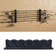 thumbnail image 1 of Soporte para caña de pescar, montaje en pared, fácil instalación, soporte de plástico ABS de alta resistencia, estante de almacenamiento para garaje 6 varillas Macarena Soporte para caña de pescar, 1 of 8