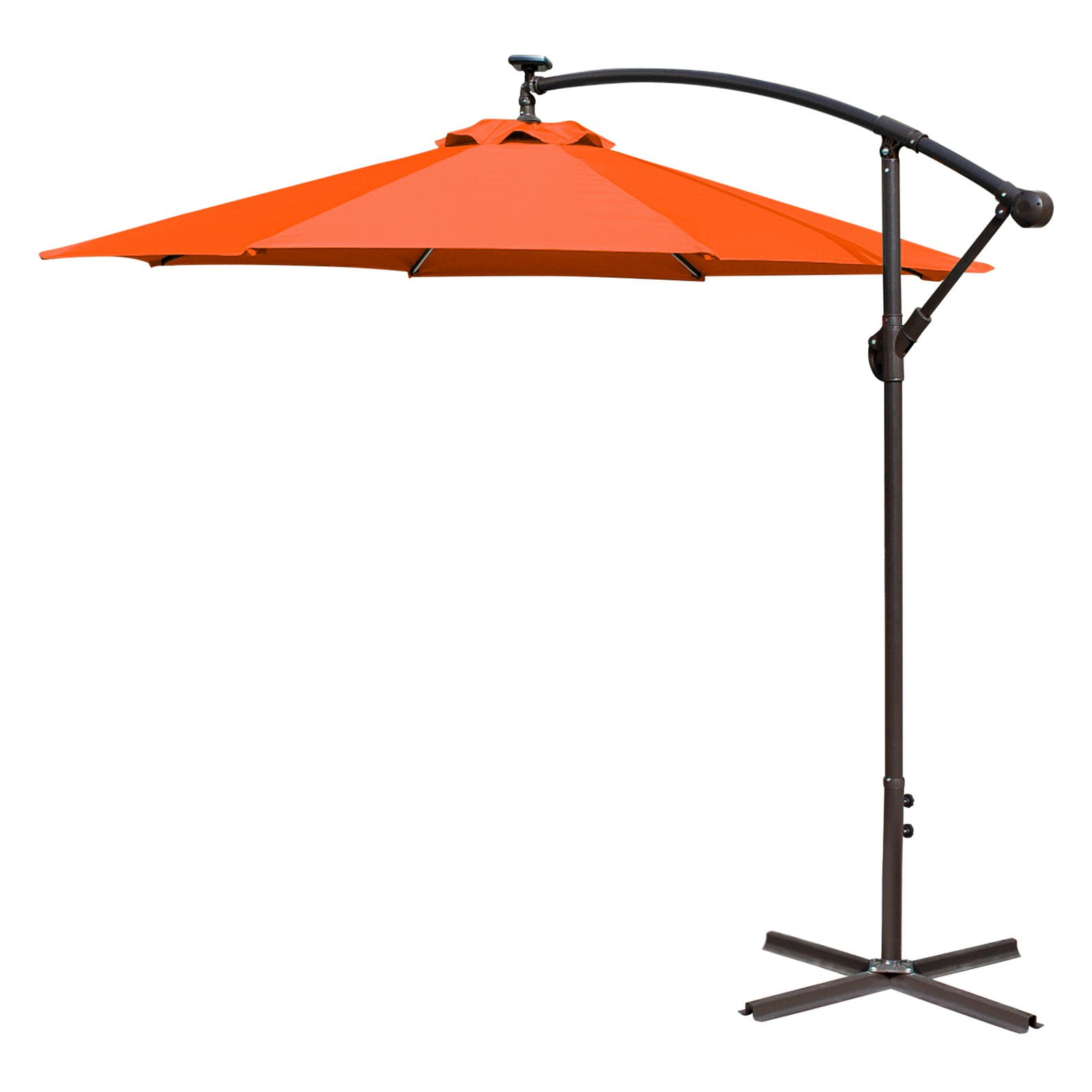Jeco Offset 10 ft. Solar Patio Umbrella