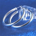 thumbnail image 6 of New 925 Fashion Exaggerate Style Spiral Pattern Design Loop Trend Women Earring, 6 of 6