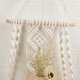 thumbnail image 5 of Estante colgante de pared de macramé bohemio, decoración de pared de macramé, tapiz con borlas tejidas, estante de pared hecho a mano, soporte para plantas de cuerda de algodón, tapiz, 5 of 10