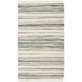 thumbnail image 2 of SAFAVIEH Rag Benton Striped Cotton Area Rug, Ivory/Grey, 5' x 8', 2 of 10