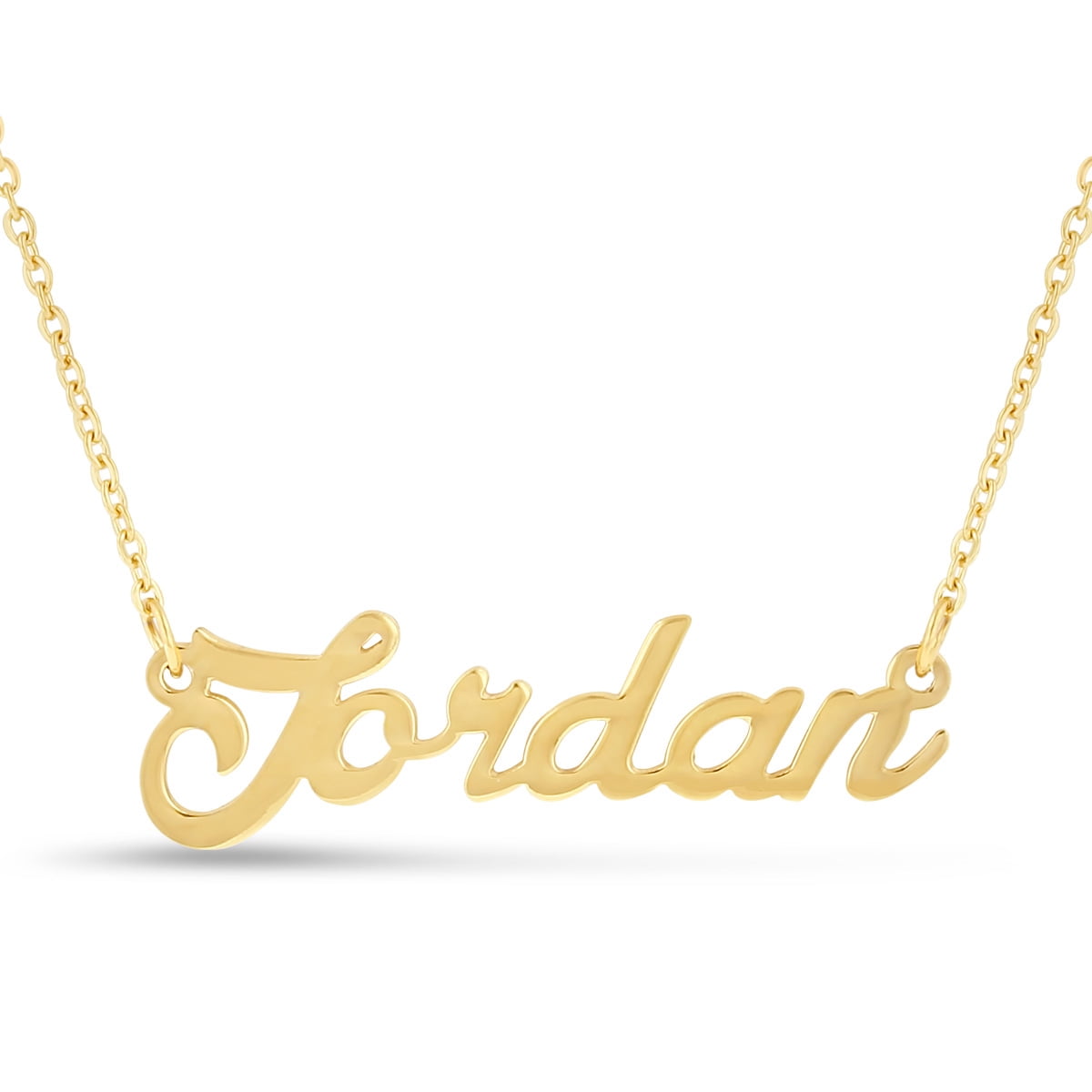 SuperJeweler Jordan Nameplate Necklace 
