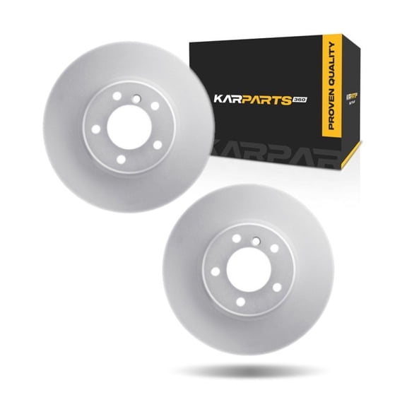 KarParts360 For BMW 528i 2008 2009 2010 Brake Rotors Front