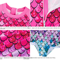 thumbnail image 2 of Traje de baño para niños, traje de baño para bebés de manga larga, traje de baño de una pieza con protección solar para niños y niñas, 2 of 6