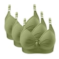 thumbnail image 3 of ZyeKqe 3PC Bras for Women Wireless Push up Full Coverage Breathable Bralettes Seamless Soft Comfy Everyday Bras, 3 of 8