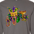 thumbnail image 4 of Inktastic Mardi Gras Jester Long Sleeve T-Shirt, 4 of 5