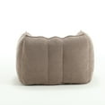 thumbnail image 6 of Homy Casa Lazy Sofa Bean Bag Chair with Ottoman, Chenille Reading & Gaming Chair for Adults, 6 of 7