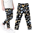 thumbnail image 2 of Utoimkio Girls Valentine's Day Heart Printed Stretch Leggings Soft Comfortable Ankle Length Pants Leggings for Kid Little Girls 3-8 Years, 2 of 4