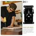 thumbnail image 6 of LABSERRON 2Pcs Heavy Duty Folding Table Hinges for Wooden Product Shop with Cold Rolled Iron Plate and Space-saving, 6 of 8
