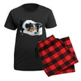 thumbnail image 5 of CafePress - Border Collie Mattie Women's Dark Pajamas - Women's Short Sleeve Print T-Shirt and Pants Dark Cotton Pajama Set, 5 of 7