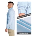 thumbnail image 3 of 33,000ft Men's Long Sleeve Sun Protection Shirt UPF 50+ UV Quick Dry Cooling Fishing Shirts for Travel Safari Camping Hiking Light Blue, 3 of 8