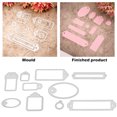 thumbnail image 2 of 10pcs Embossing Moulds Carbon Steel Photo Frame Molds Smooth Sturdy Album Craft Making Moulds Workhe, 2 of 9