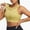 Yellow, variant on Women's Push Up Wireless Bra, Women Tank Style Sports Yoga Bra, Women Solid Color Non Padded Support Fixed Cup for Side Breast Coverage Yoga Bra Black, 38/85B