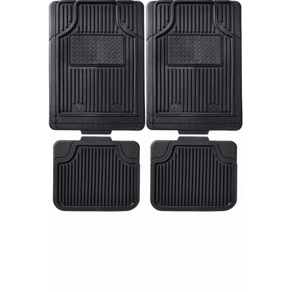 All-Weather Heavy Duty 4 Piece Floor Mats