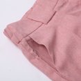 thumbnail image 4 of COMVALUE Womens Shorts Dressy Casual 2026 Trendy Summer Elastic High Waisted Pleated Business Work Shorts Pockets (Pink, XXL), 4 of 9