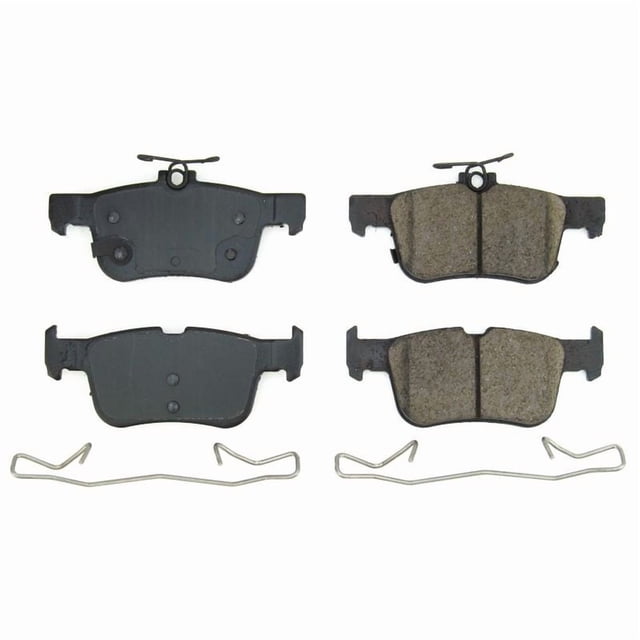 Power Stop Brake Pad 17-1833A Z17 Evolution; FMSI Number D1833A; Ceramic Brake Pads; Set Of 4; With Premium Stainless Steel Hardware