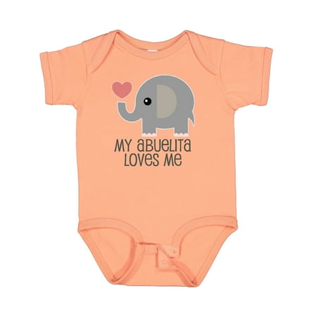 

Inktastic My Abuelita Loves Me Grandchild Gift Baby Boy or Baby Girl Bodysuit