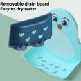 thumbnail image 4 of Xingzhi Shape Waterproof Travel Soap Box Container Bathroom Holder Dish Portable Sealed Convenient for Home Storage Accessory Green, 4 of 6