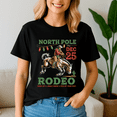 thumbnail image 2 of Santa Cowboy Christmas, Funny Christmas TShirt, Santa Shirt, Vintage Holiday Tee, Merry Xmas Gift, Family Holiday Outfits, 2 of 5