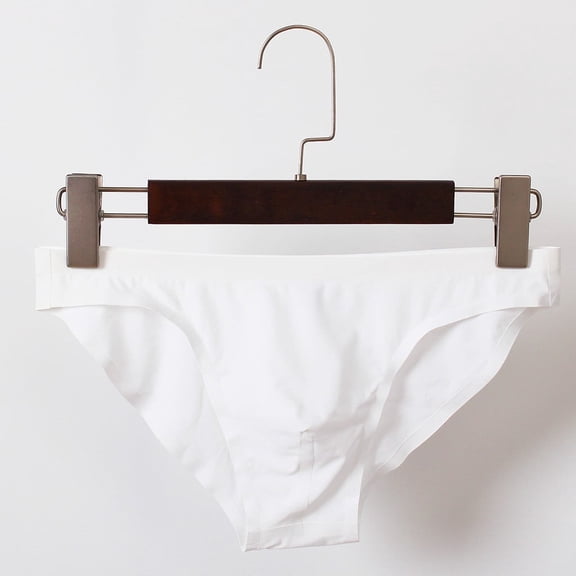 TIHLMK Men's Underwear Under $10 Men's Pure Color One Piece Ice Silk Seamles Underwear Fashionable Underwear