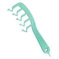 thumbnail image 2 of Professional Portable Home Salon Hair Z Shaped Wide Tooth Comb Detangling Styling Comb, 2 of 7