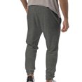 thumbnail image 2 of UKAP Men Sweatpants Elastic Waist Pants Drawstring Trousers Loose Summer Bottoms Deep Gray L, 2 of 4