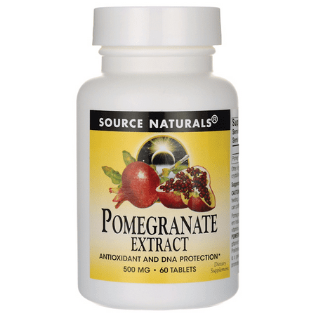 Gel 60 Tab - Pomegranate Extract 500mg Source Naturals, Inc. 60 Tabs