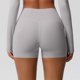 thumbnail image 3 of Karight Women's High Waist No Front Seam Scrunch Butt Biker Shorts Booty Lifting Biker Comfy Scrunch Yoga Shorts, 3 of 7