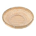 thumbnail image 2 of Bamboo Woven Basket for Decor Brown Large Capacity Household Storage Solution 12.5 x 8.5 x 4.5 inches, 2 of 5