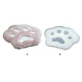 thumbnail image 4 of Billuyoard Alfombra de dormitorio, pata de Animal, sofá para sala de estar, alfombra de área cálida, almohadilla de puerta de fibra acrílica, alfombras Decoración del hogar Blanco y Gris Billuyoard  HA072653-02, 4 of 6