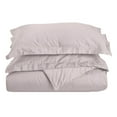 thumbnail image 1 of 400-Thread Count 100% Egyptian Cotton Solid Duvet Cover and Pillow Sham Set Lilac / King/Cal King, 1 of 1