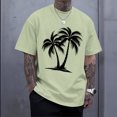 thumbnail image 6 of adaychics Hawaiian T Shirts for Men Palm Tree Loose Fit Crew Neck Tee Shirt Short Sleeve Tropical Tops for Vacation, 6 of 10