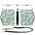 thumbnail image 5 of FOR U DESIGNS Daisy Bible Bags for Women Tote Soft Bible Case with Shoulder Strap Bible Carrying Bag for Men Size 2XL Washable PU Leather Bible Book Carrying Bag Tote Bag Accessories, 5 of 7